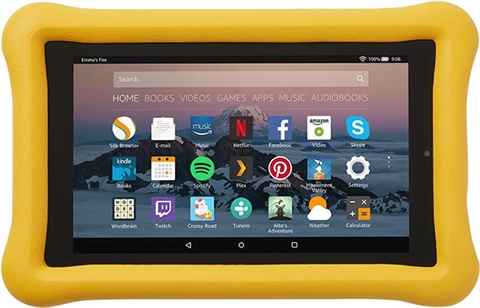 Amazon Kindle Fire 7 8GB Kids Edition Yellow Case (2017), B - CeX